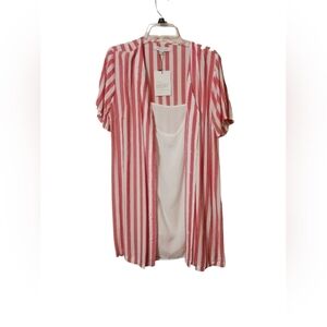 The Good Jane Sarah Shirt Dress Stripes w/ Built in Slip Ladies Small NWT